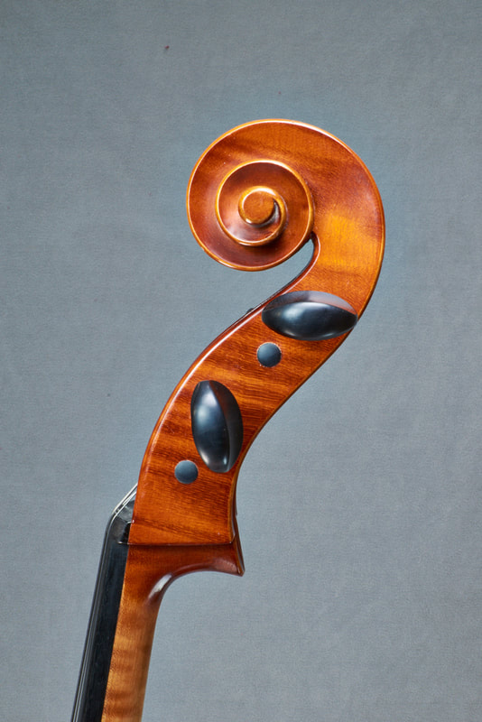 Lothar Semmlinger Cello Scroll